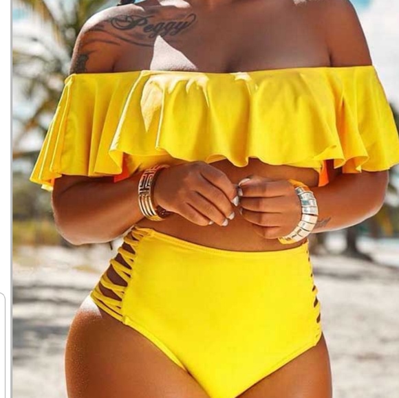 Other - Yellow 2 piece Bathing Suit